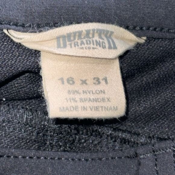 Duluth Trading Womens Black Pants 16x31 Nylon/Spandex Stretch Outdoor Hiking - Picture 3 of 10